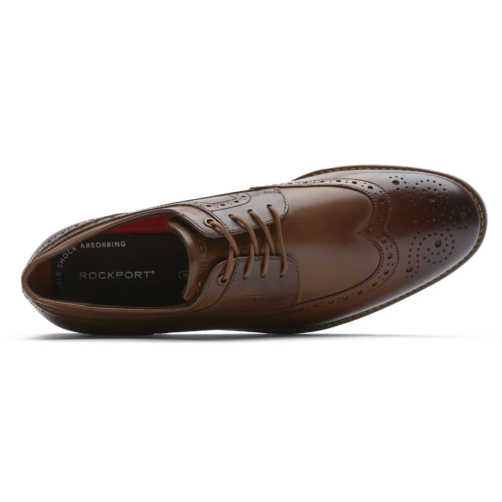 Rockport Oxfords For Mens Brown - Style Purpose 3 Wingtip - GT3016459